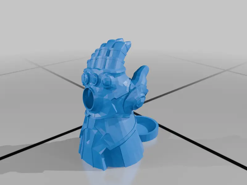 Infinity Gauntlet Dice Tower — modelo 3D