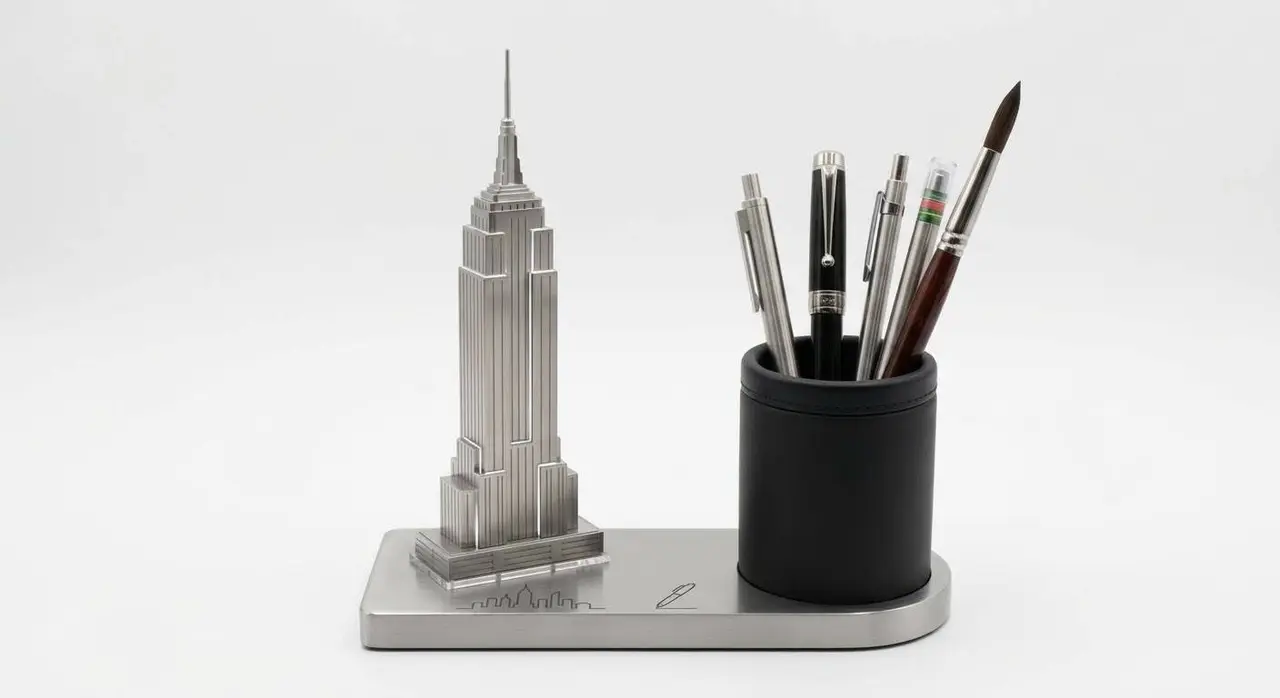 Pencil Holder - Empire state — modelo 3D