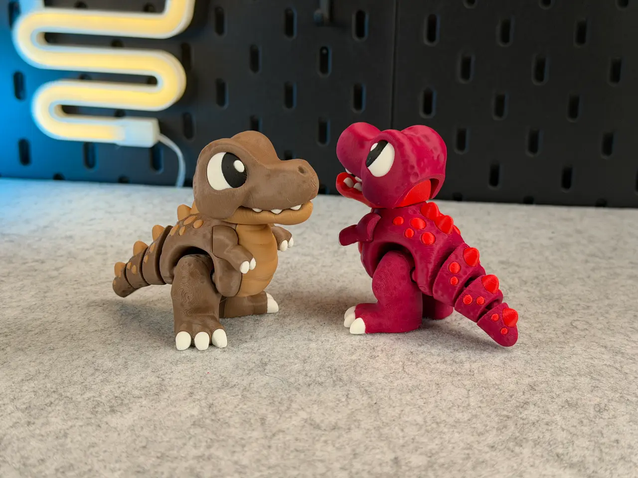 Articulated Cute T-Rex — modelo 3D