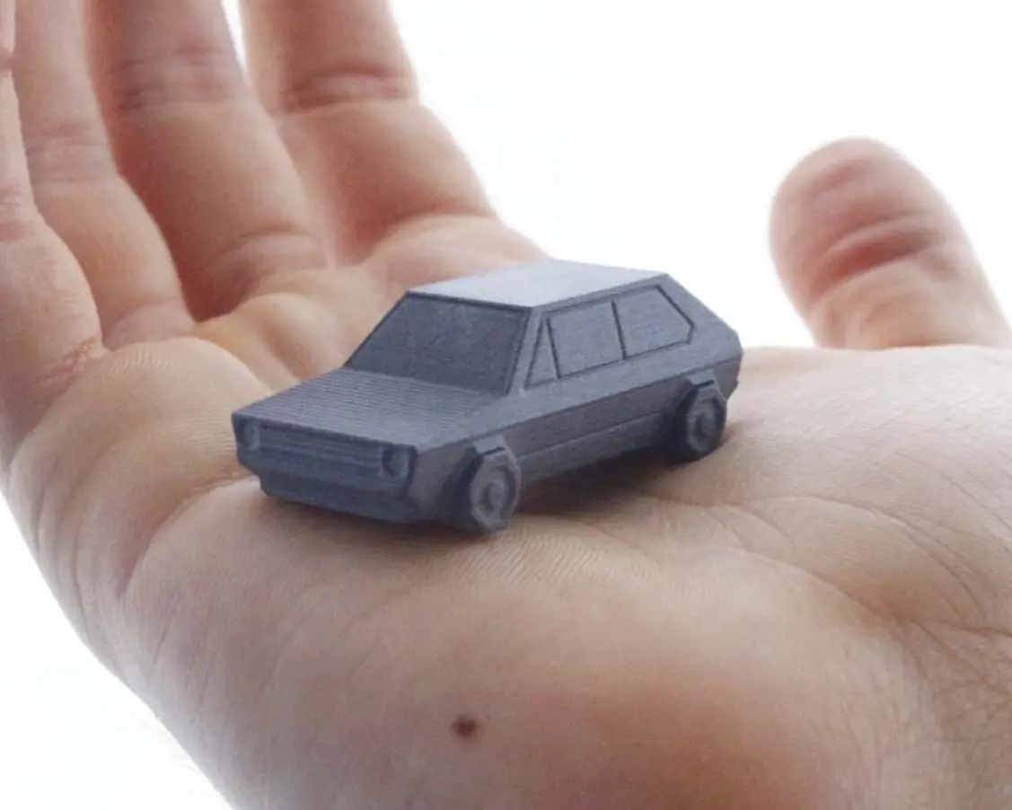 Volkswagen Golf GTI - Low Poly Miniature — modelo 3D