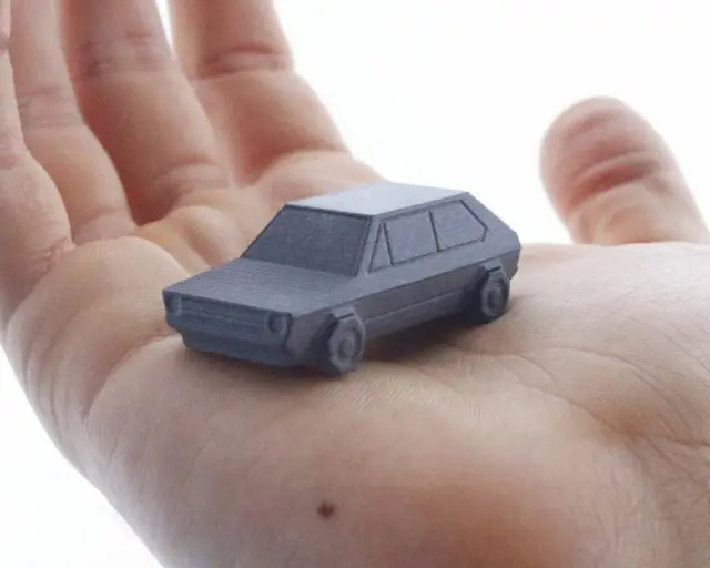 Volkswagen Golf GTI - Low Poly Miniature — modelo 3D