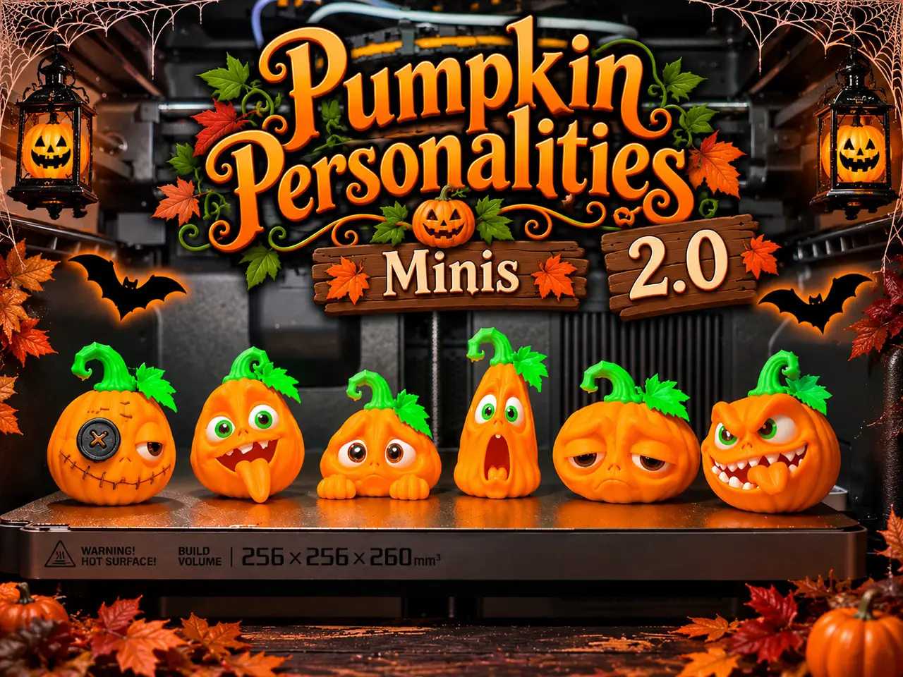 Pumpkin Personalities 2.0 - Minis — modelo 3D