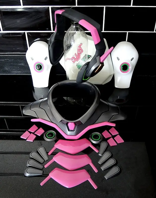 Overwatch D.Va Armour and Accessories — modelo 3D