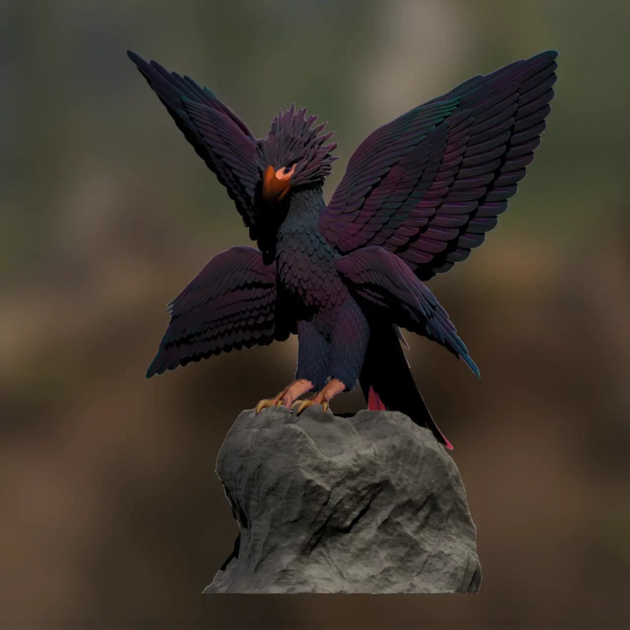 Mystical Bird — modelo 3D