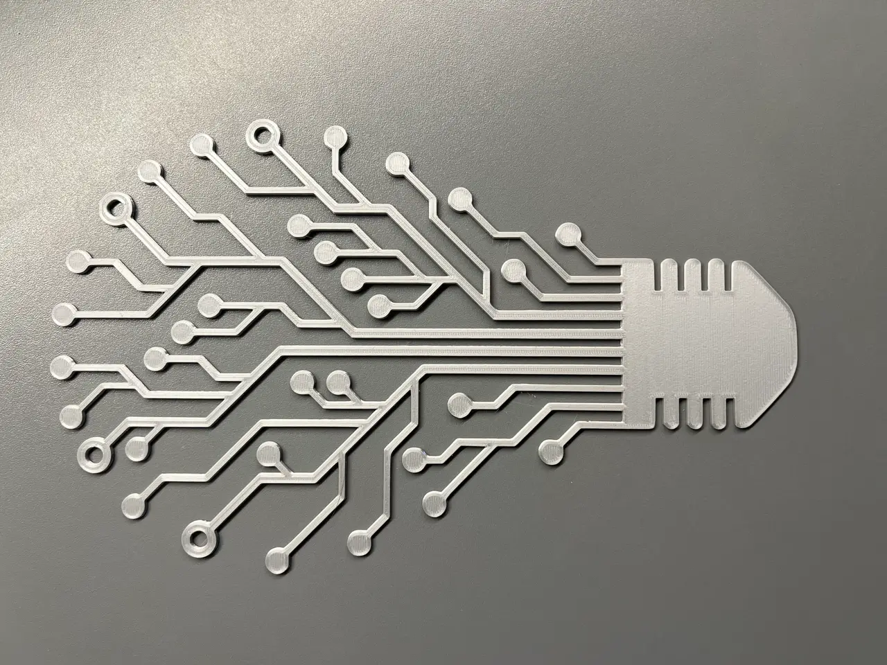 Lamp Bulb Idea Electronic Circuit wall art — modelo 3D