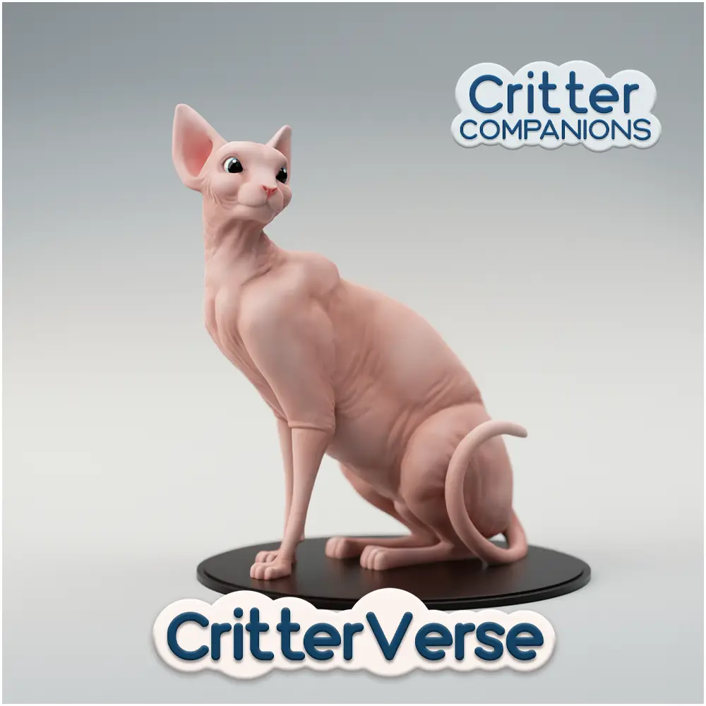 Aria the Sphynx Cat — modelo 3D