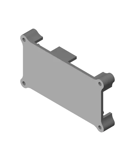 Honeycomb Raspberry Pi Zero W Case with Optional Extrusion Mount — modelo 3D