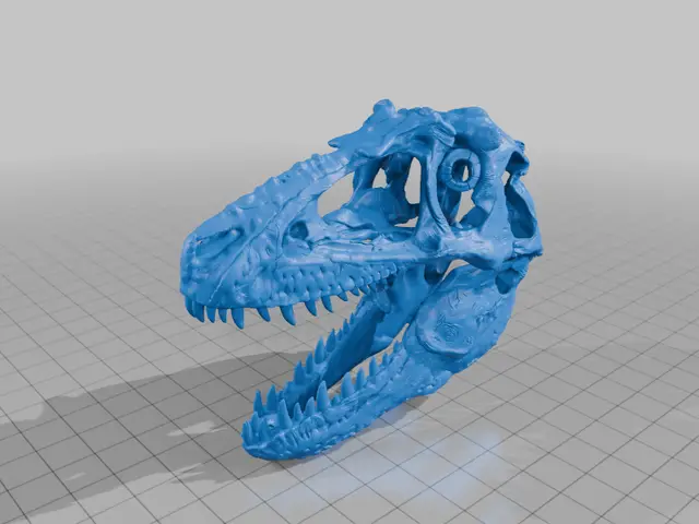 Teratophoneus skull — modelo 3D