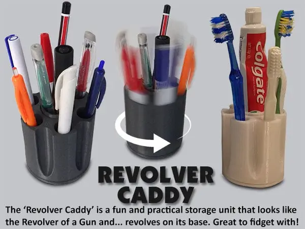Revolver Caddy — modelo 3D