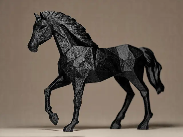 Geometric HORSE Figurine — modelo 3D