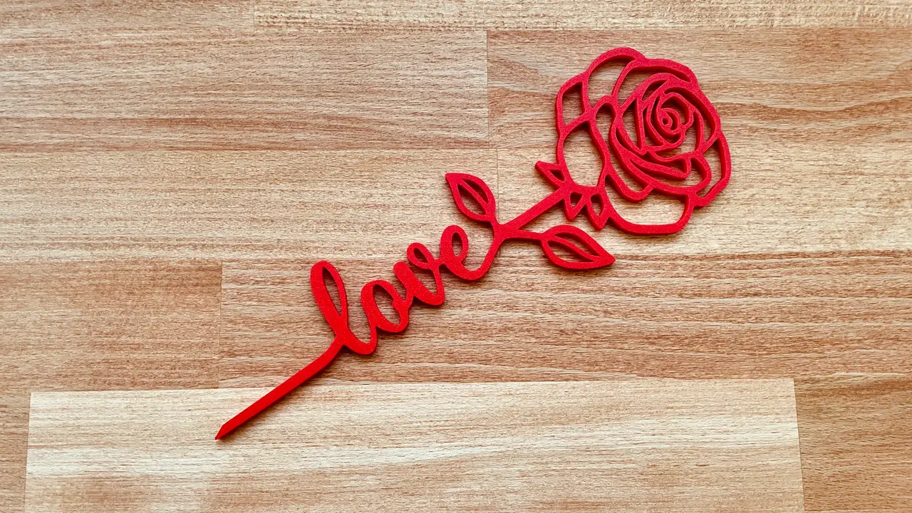Valentine Rose of Love — modelo 3D