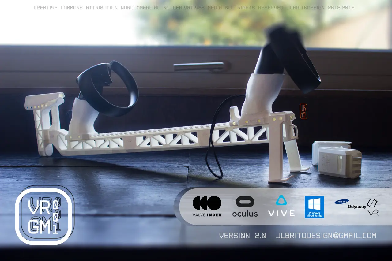 VRGM VR Stock V2 for the Oculus Rift, HTC Vive, Valve Index, Windows Mixed Reality, Samsung Odyssey — modelo 3D