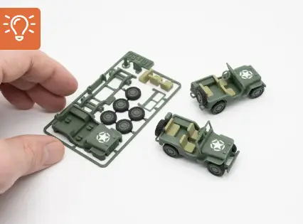 Painted jeep card — modelo 3D