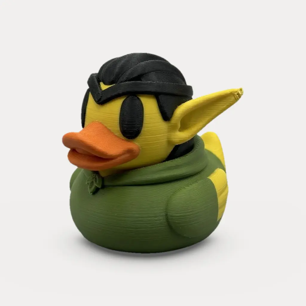 Woodland Archer Rubber Duck - Fantasy Figurine — modelo 3D