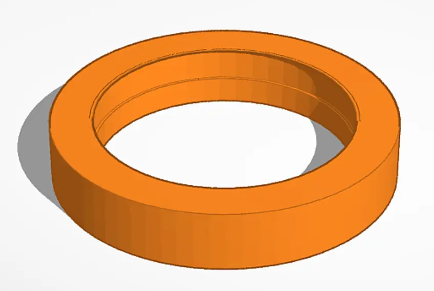 G650GS Damper Rod spacer — modelo 3D