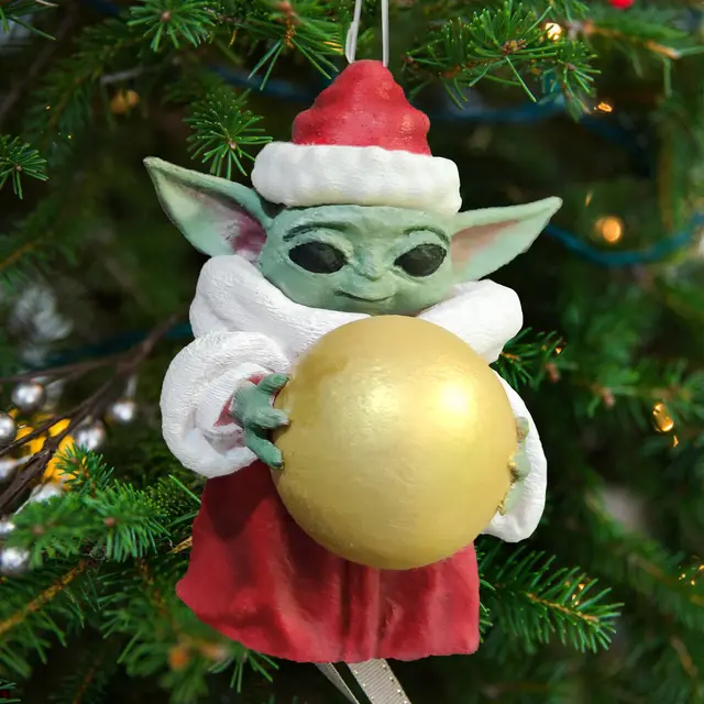 Baby Yoda Christmas Ornament — modelo 3D