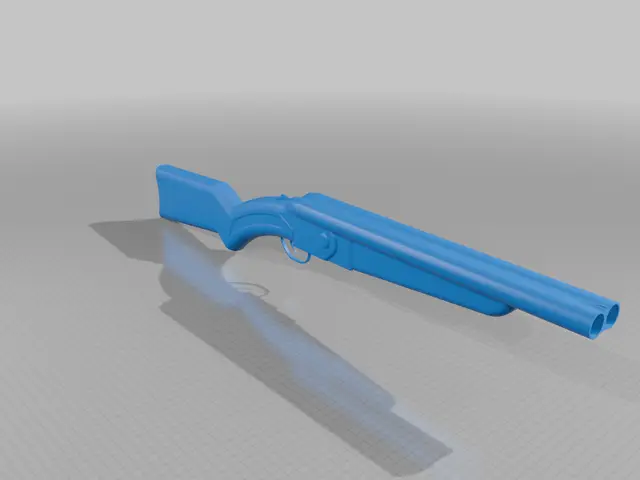 DOOM 2 Super Shotgun — modelo 3D