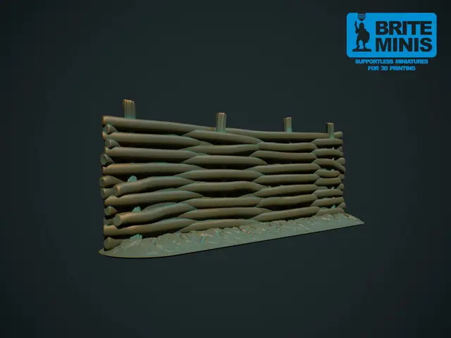 Wicker fence (Supportless, FDM friendly) — modelo 3D
