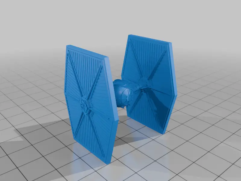 TIE Pack (Reinforced wings for smaller scale printing) [KonbayanSW] — modelo 3D