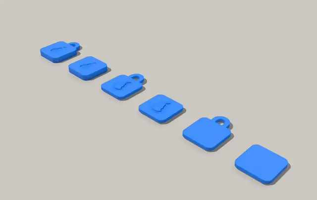 PearTag — modelo 3D