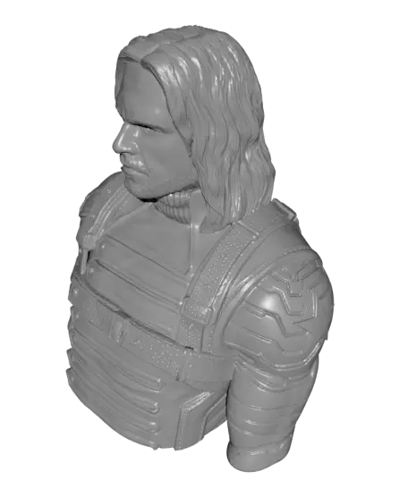 Winter Soldier (No mask) — modelo 3D