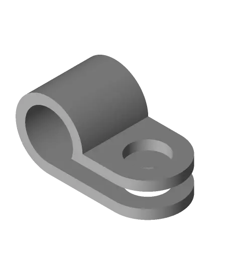3D Printable Cable Clip.stl — modelo 3D
