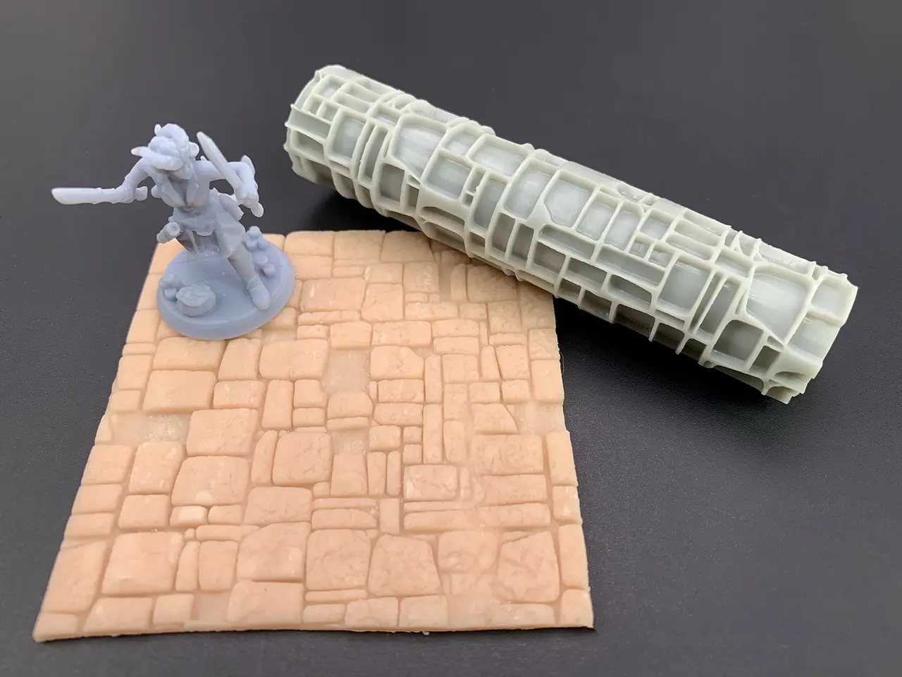 Stone Texture Roller — modelo 3D
