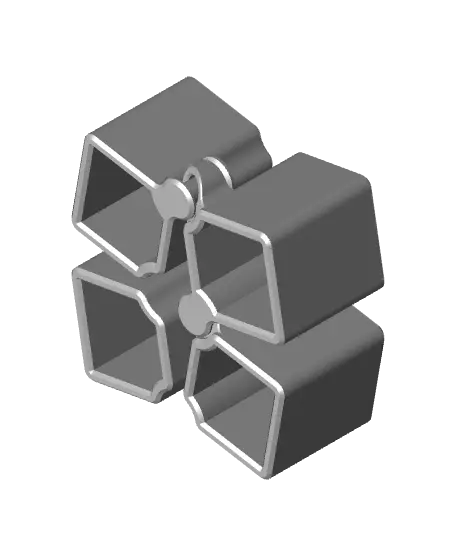 Auxetic Cubes // 18mm 2x2 — modelo 3D