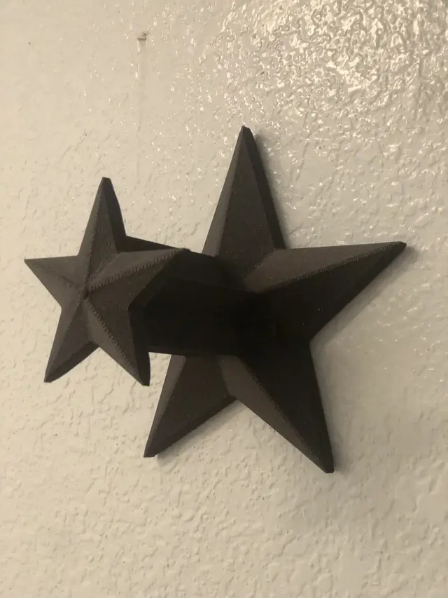 Lone Star Cowboy Hat Hook — modelo 3D