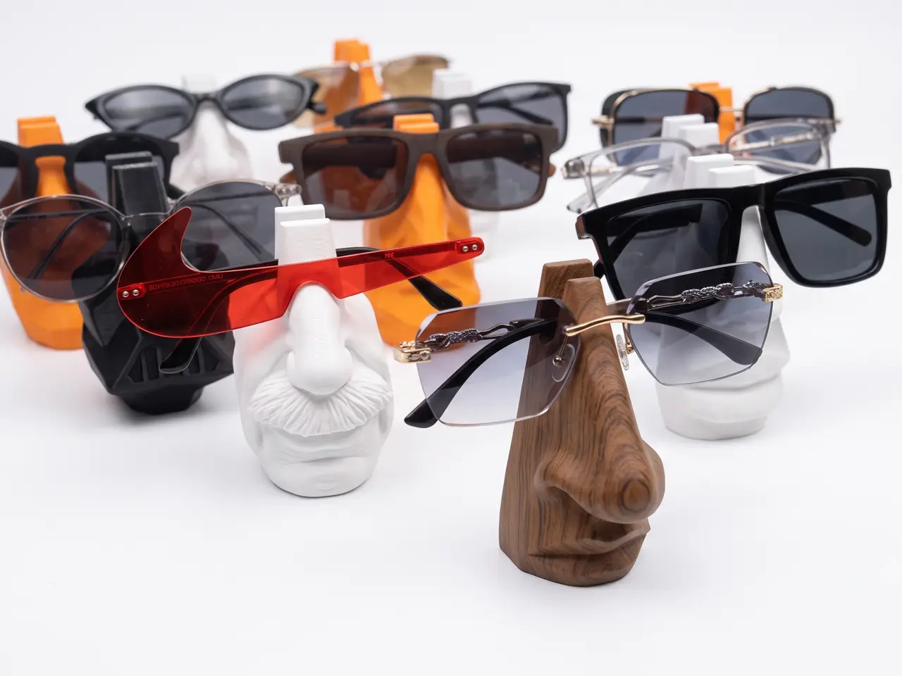 Glasses Holder Bust Collection - Famous Edition — modelo 3D