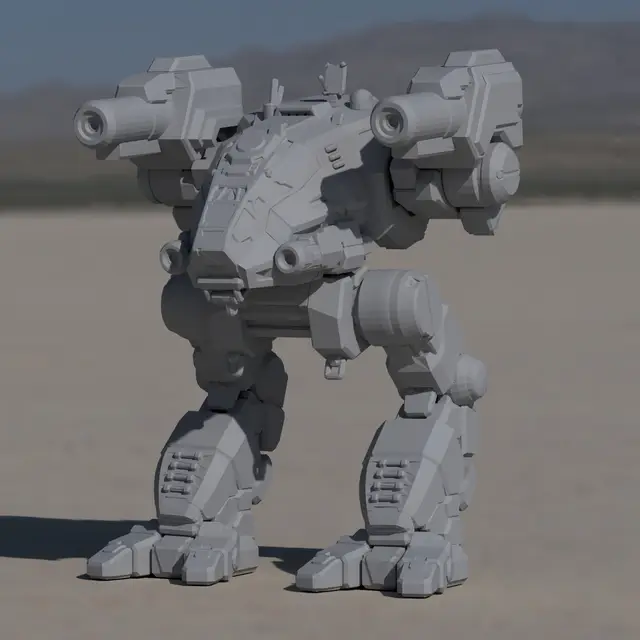 CPLT-K2 Catapult for Battletech — modelo 3D