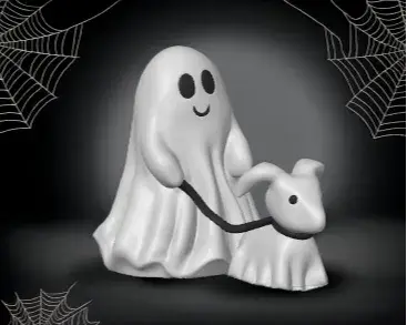Ghost Walking Dog — modelo 3D