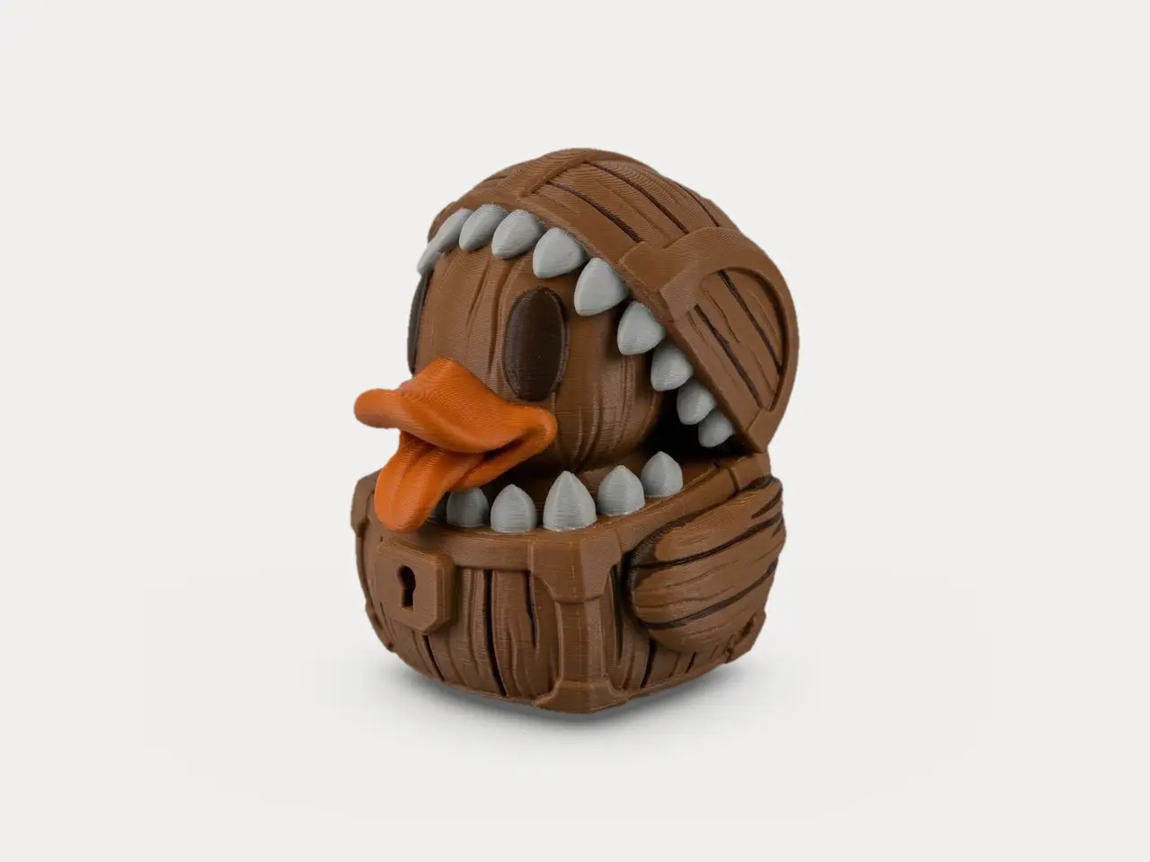 Treasure Chest Monster Rubber Duck - Horror Figurine — modelo 3D
