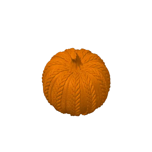 Knitted Pumpkin — Cozy Autumn-Inspired Home Decor — modelo 3D