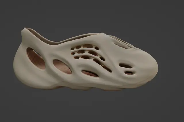 yeezy foam runner adidas sneakers shoes — modelo 3D