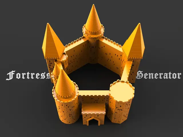 Medieval Fortress Generator — modelo 3D