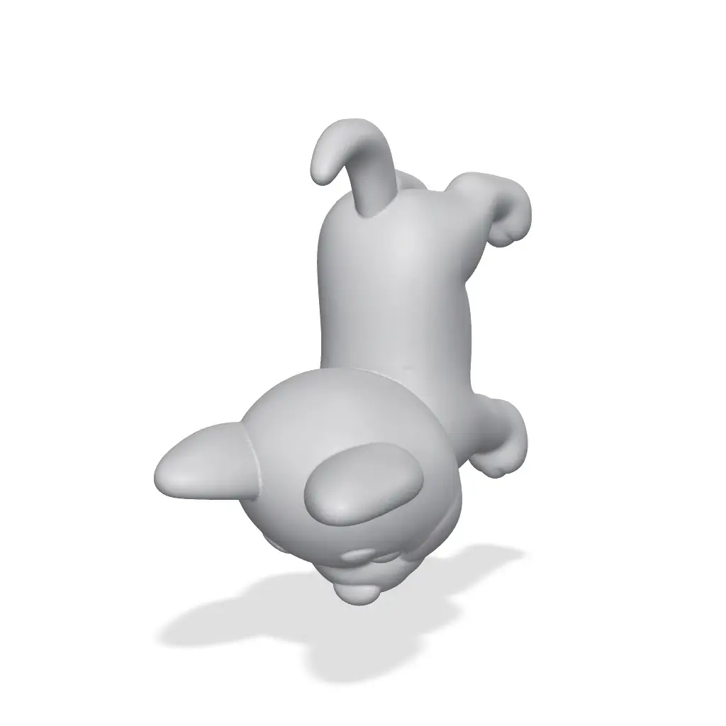 German Shepherd Puppy — modelo 3D