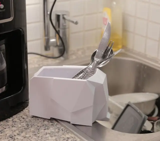 Dish Rack - The Drying Elephant - Dish Dryer Rack — modelo 3D