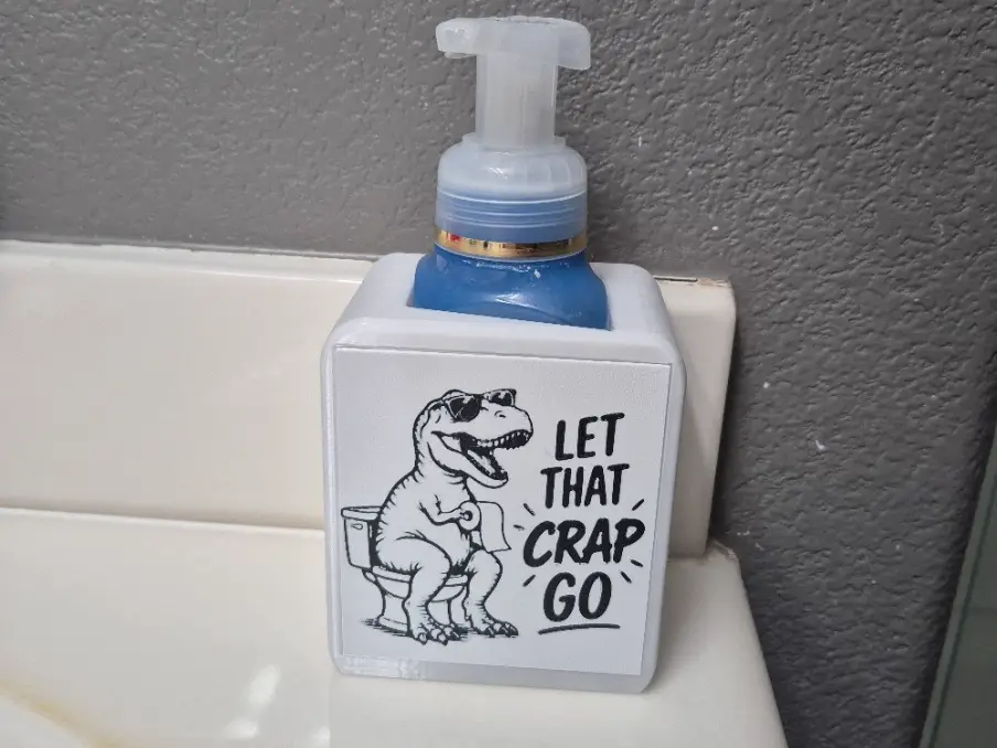 Funny T-Rex BBW Soap Holder — modelo 3D