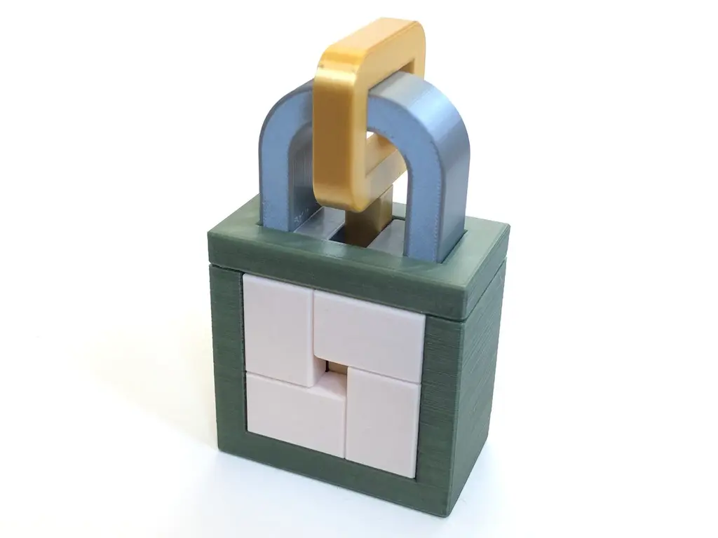 Key Trap - Interlocking puzzle by Christoph Lohe — modelo 3D