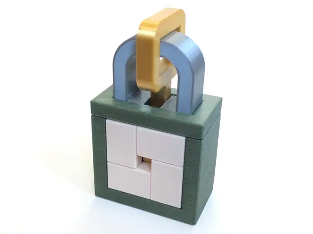 Key Trap - Interlocking puzzle by Christoph Lohe — modelo 3D
