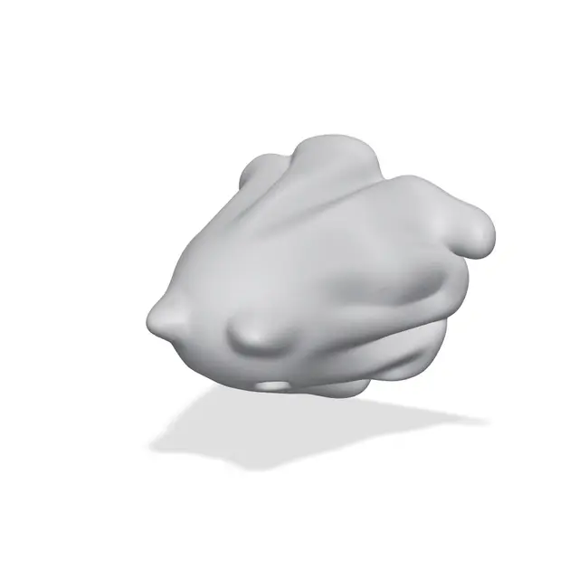 Cozy Cat Ghost | Halloween Desk Buddy — modelo 3D