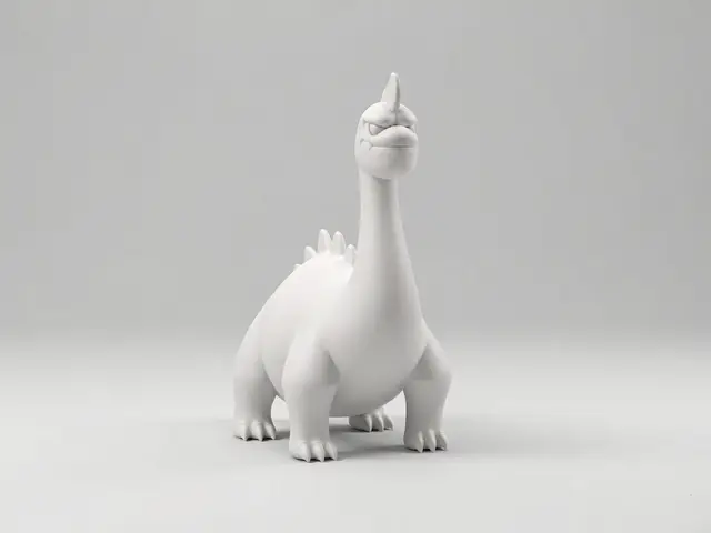 石器时代绿雷龙 — modelo 3D
