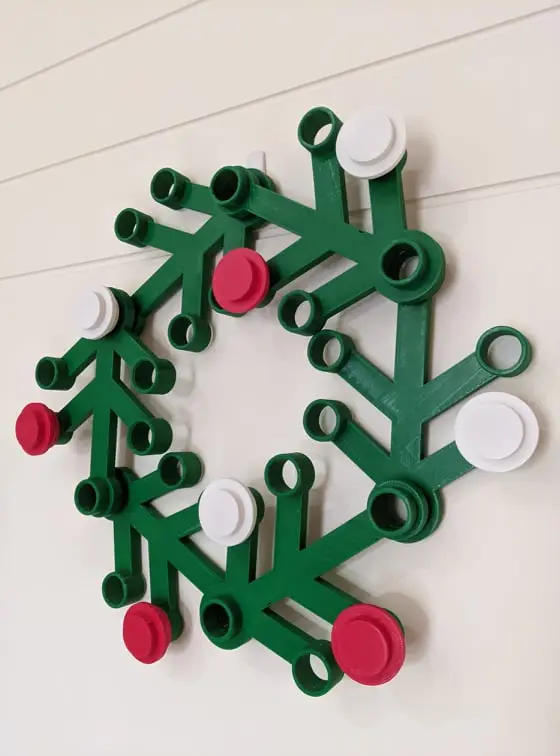 Giant LEGO Wreath (No Supports Needed!) — modelo 3D