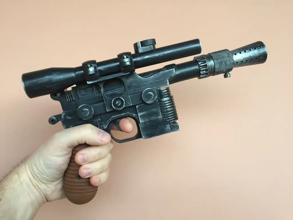 DL-44 / Han solo / A New Hope version / Full blaster — modelo 3D