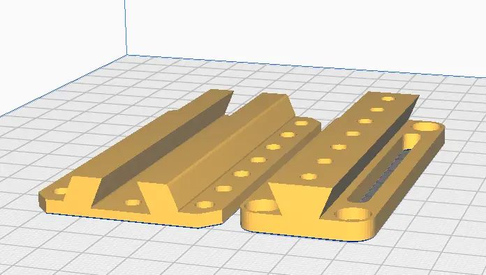 GEPRC mark 4 modular under rail — modelo 3D