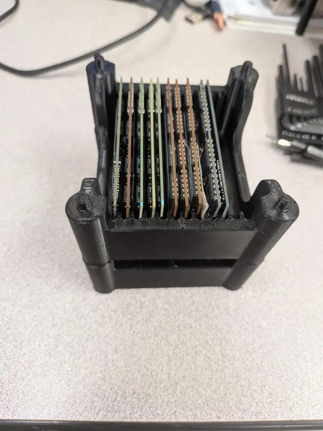 SO-DIMM laptop notebook memory ram organizer stackable — modelo 3D