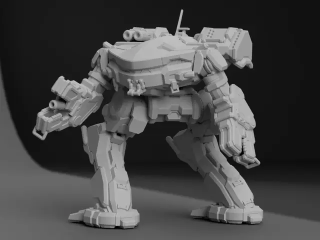 KGC-010 King Crab for Battletech — modelo 3D