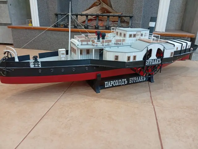 Steamer "Burlak" RC version — modelo 3D