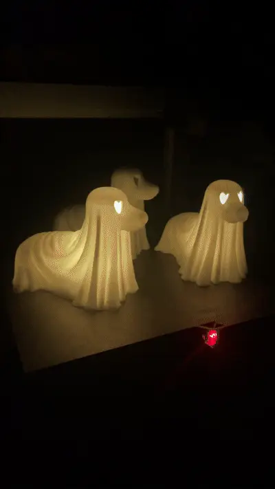 Dachshund Ghost (Tea Light) — modelo 3D